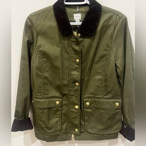 NWT J. Crew Green Utility Coat